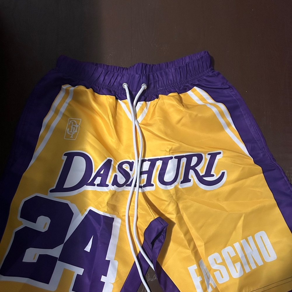 Vibrant Yellow Athletic Shorts with Breathable Fabric